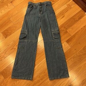 ZARA Denim Cargo Pants